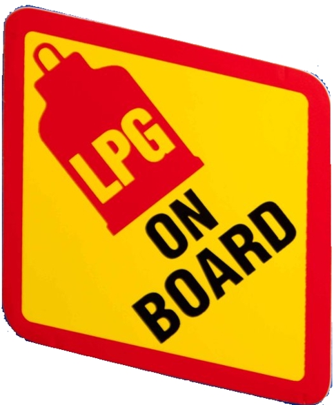 CGA 1054 LPG Sticker